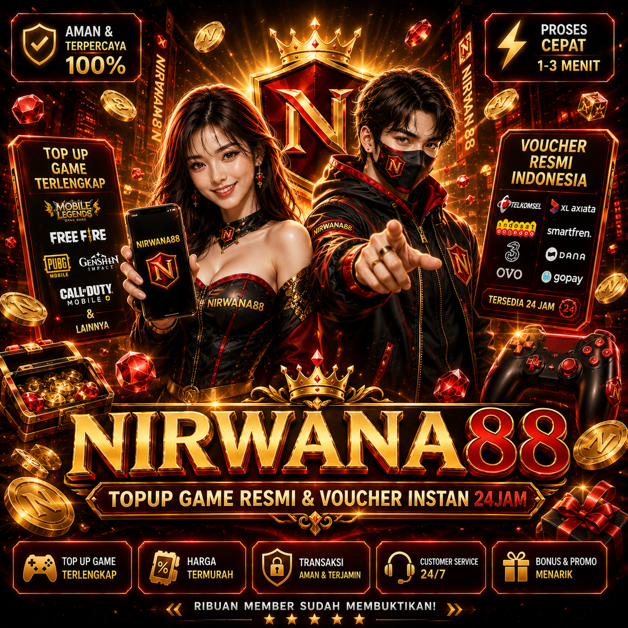 Topup Game Resmi Hanya di Nirwana88